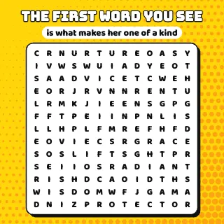Comic puzzle template